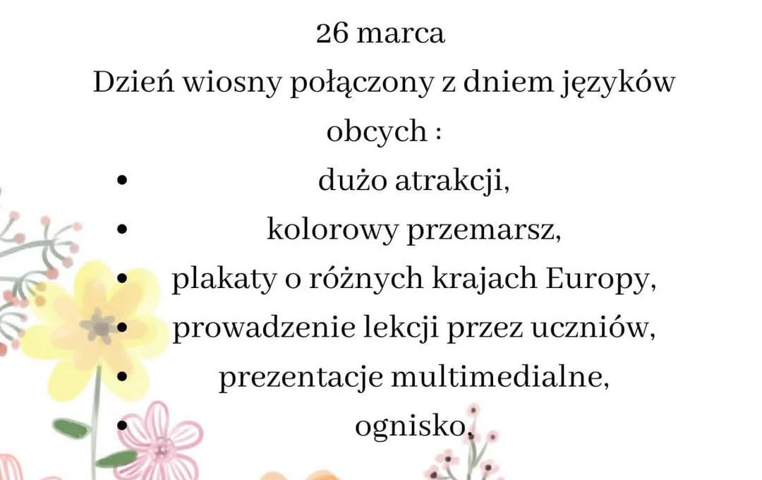 Zdjęcie do Europejski Dzień Język&oacute;w Obcych 