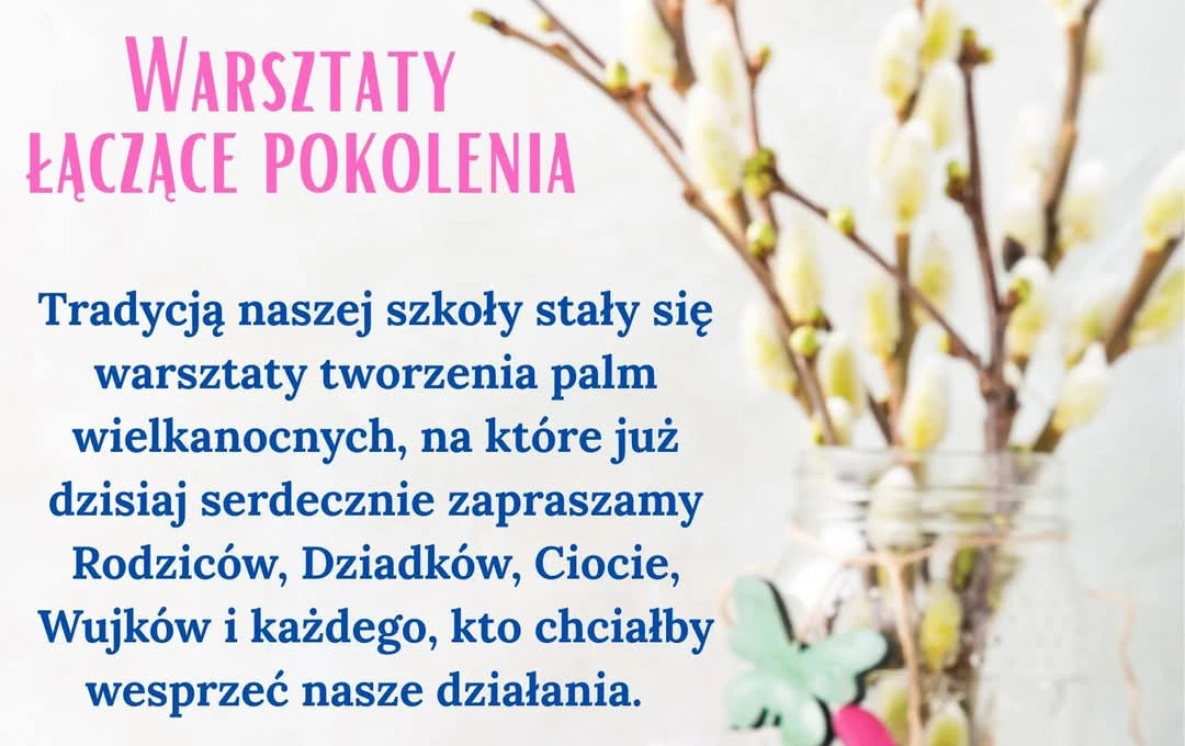 Zdjęcie do WARSZTATY ŁĄCZĄCE POKOLENIA 