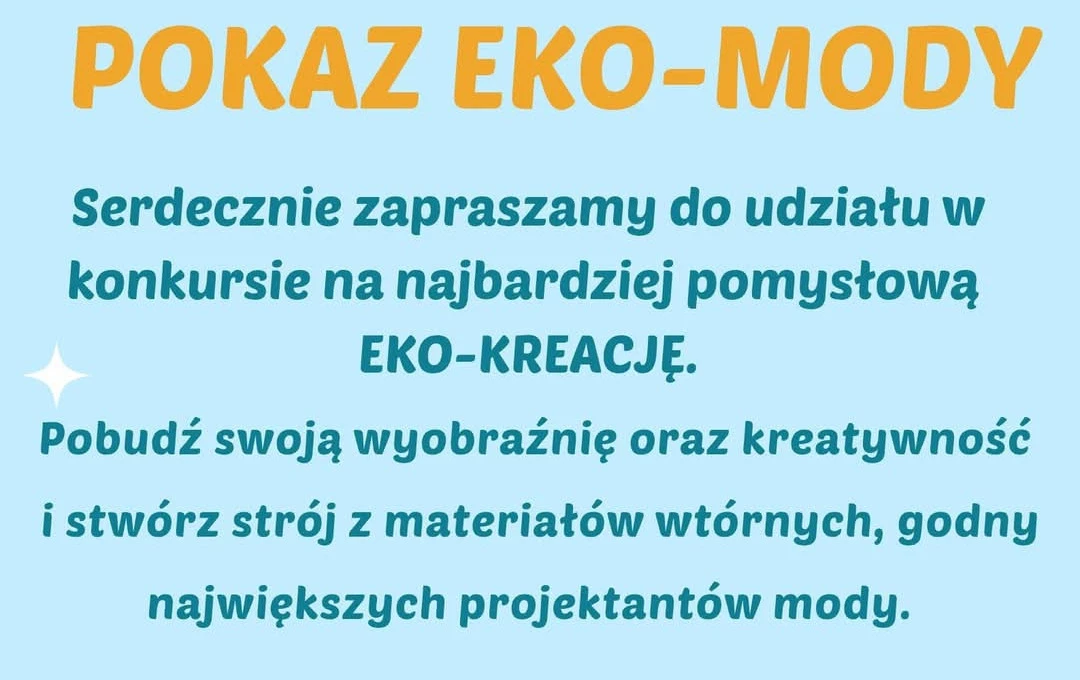 Zdjęcie do Pokazu Eko-Mody
