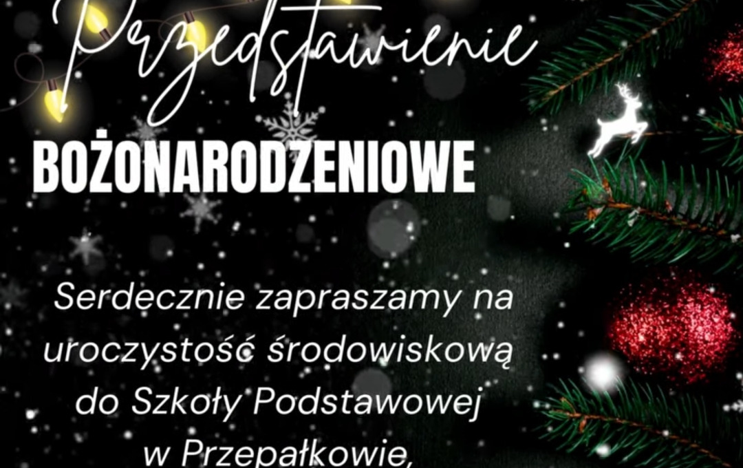 Zdjęcie do Zapraszamy na coroczne jasełka