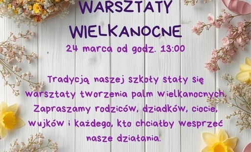 Zdjęcie do Warsztaty łączące pokolenia 