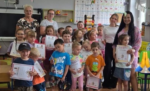 Zdjęcie do Ostatnie zajęcia z języka angielskiego w oddziale przedszkolnym 