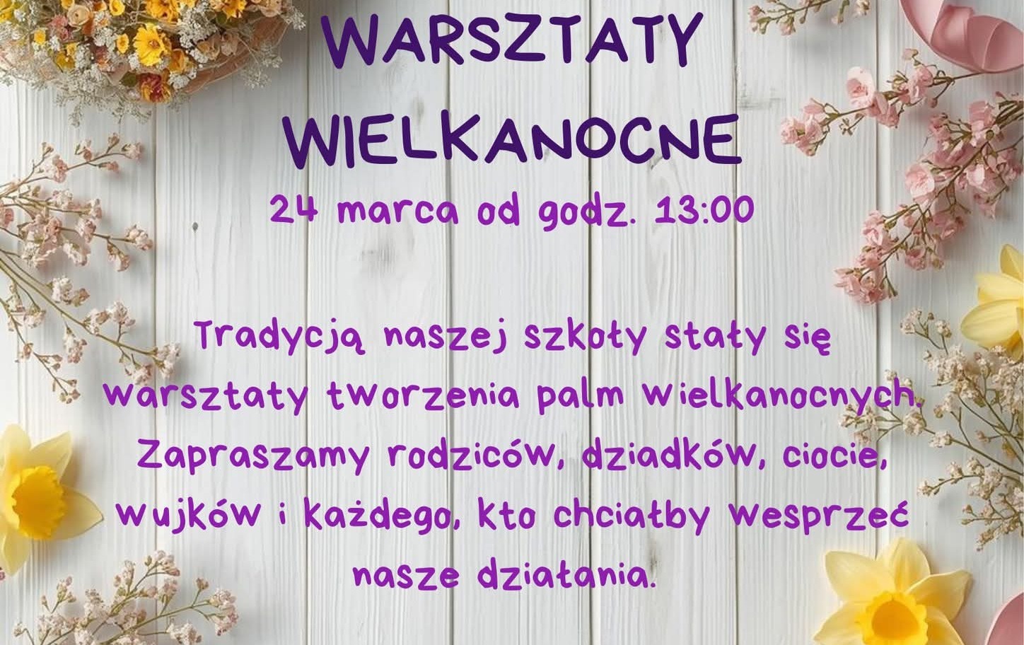 Zdjęcie do Warsztaty łączące pokolenia 